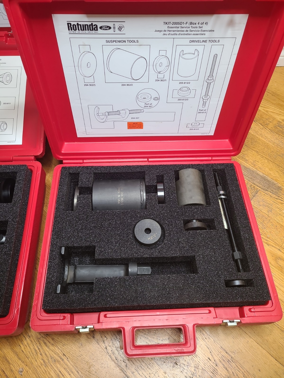 Rotunda/Ford TKIT-2005D1-F(Box1,2,3and4) Essential Service Tools