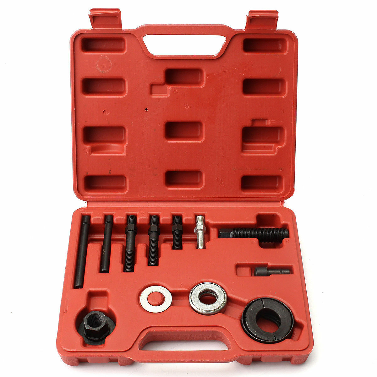 12Pc Pulley Puller Remover Installer Kit Power Steering Pump Alternator Pulley