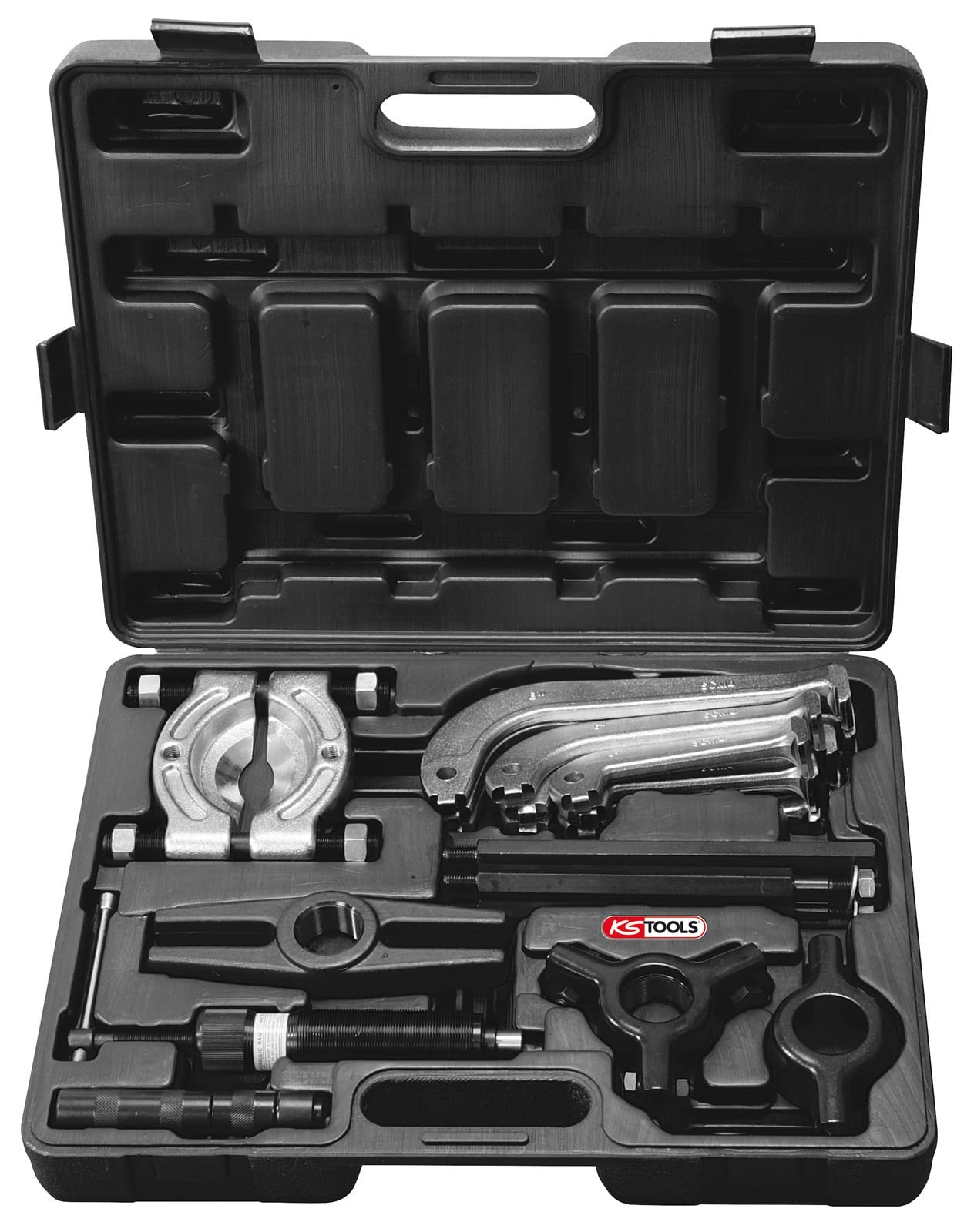 700.1200 hydraulic puller set 2 arm and 3 arm, 22 pieces