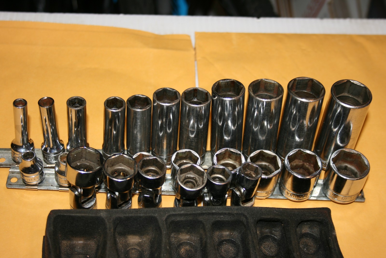 SNAP-ON TOOLS 3/8″ DRIVE DEEP/ SHALLOW / UNIVERSAL SOCKET RATCHET BAR SET 30pcs