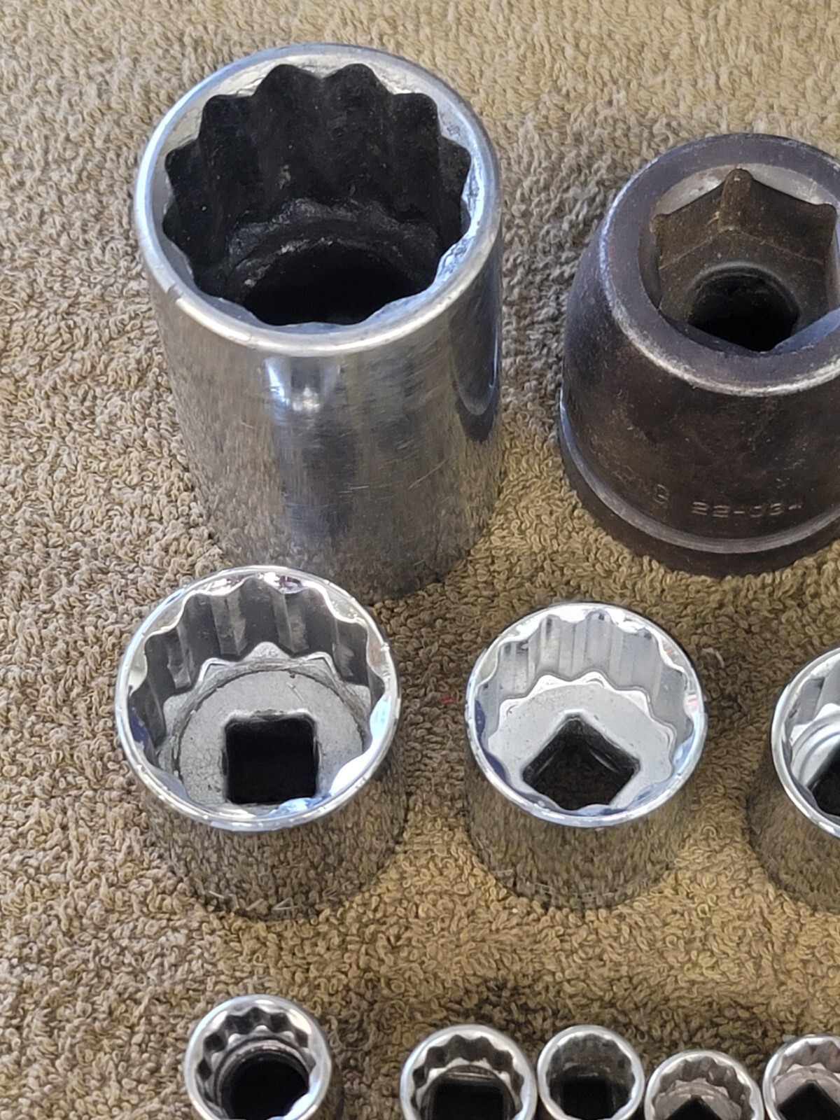 23 Armstrong Impact Socket 1/2 3/4 1″ Drive 1-1/4 1/16 15 7/8 13 9 11/32 Sae Set