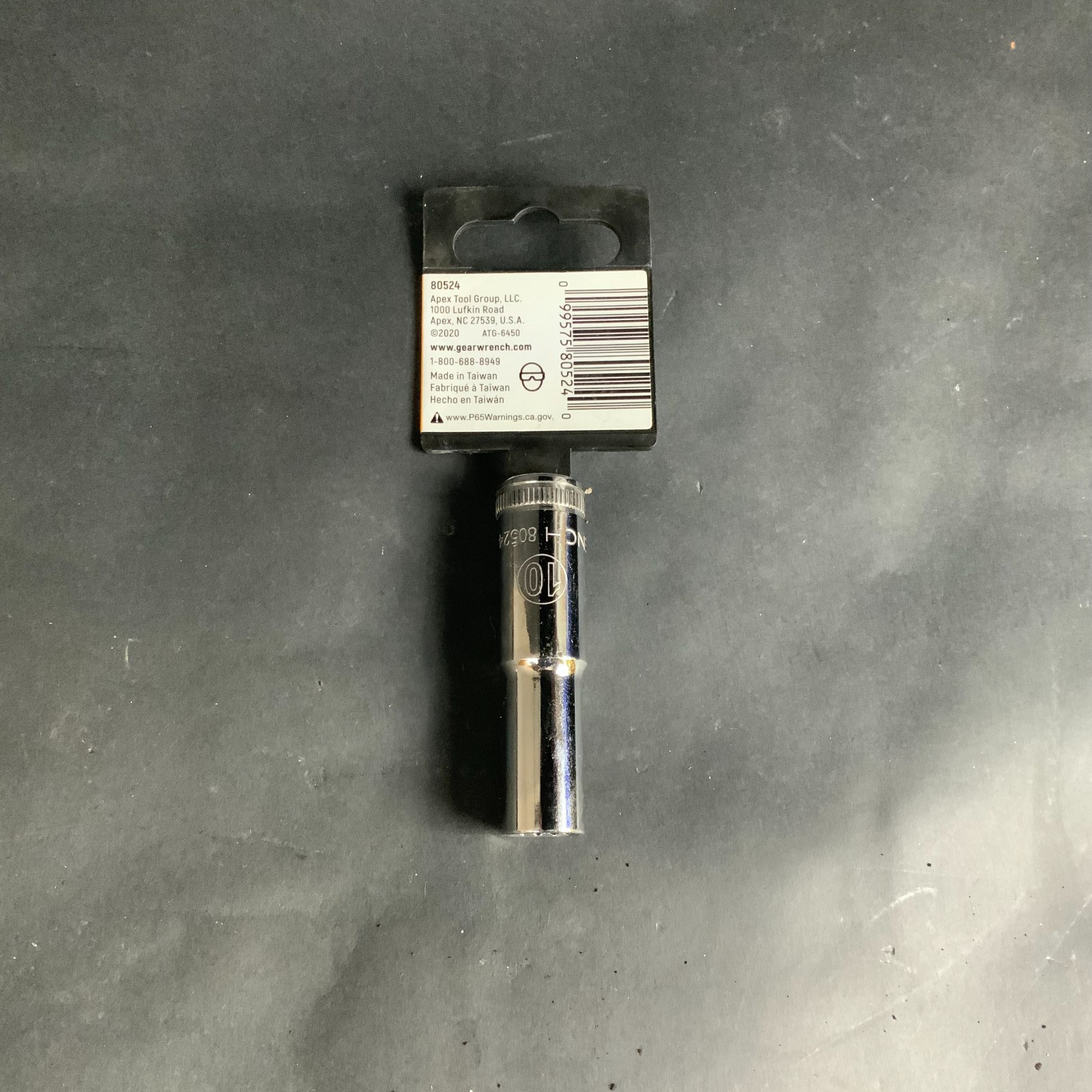 GEARWRENCH 80524 3/8″ DRIVE 10MM 12-POINT DEEP METRIC SOCKET CHROME ($5 OBO)