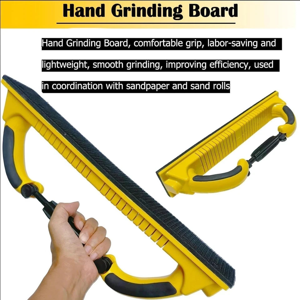 Sanding Block Hand Sander Woodworking Auto Paint Removal Flexible Sanding File