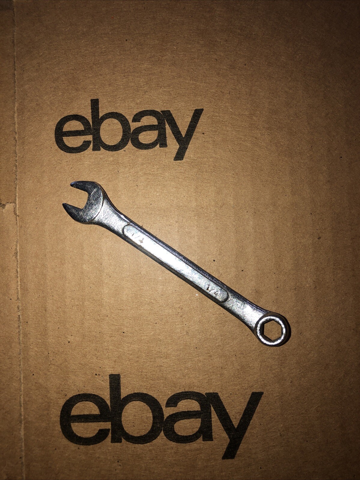 1/4″ UNBRANDED COMBINATION WRENCH MADE IN TAIWAN! Ready To Do Work ! See Photos!