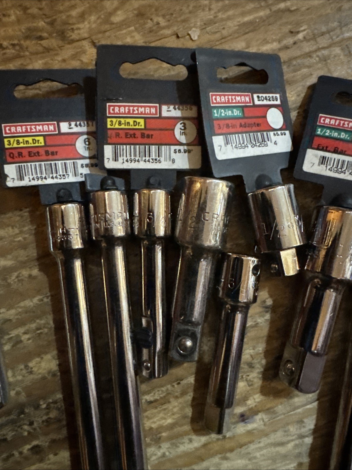 Assorted Craftsman Drive Extension and Adaptors