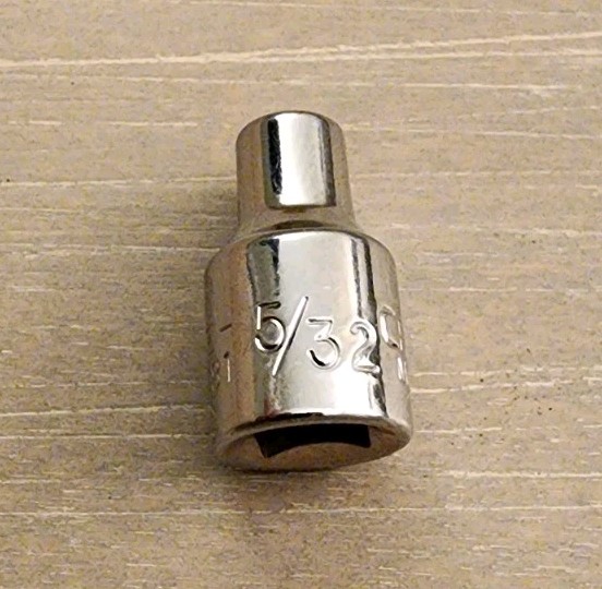 Craftsman USA 5/32″ Socket 6 Point 1/4″ Drive EE 43481