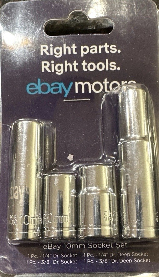 SEMA 2023 Las Vegas Promo Ebay Motors 10mm Socket Set Chrome Vanadium New