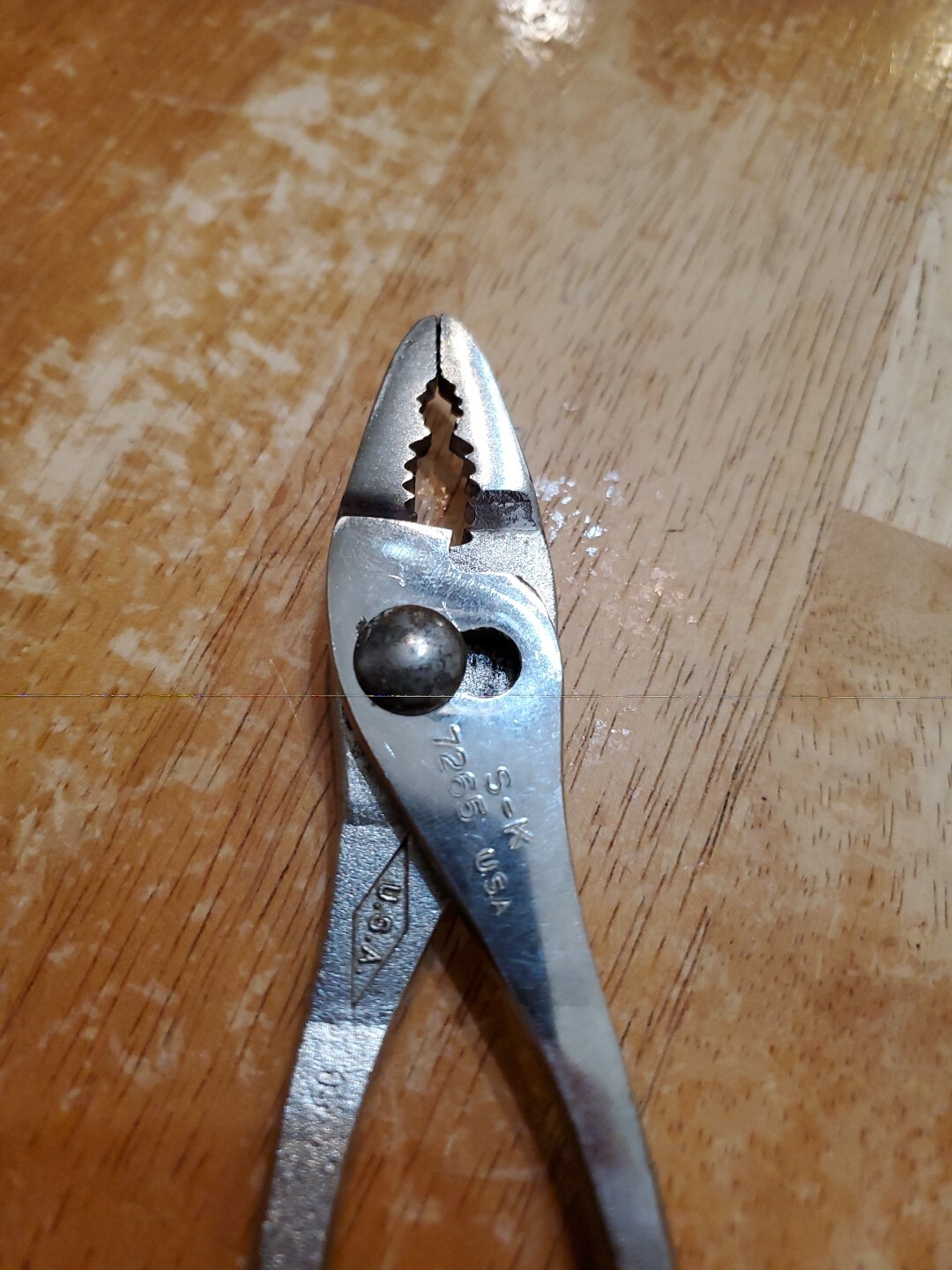S-K Tools 6.5″ Thin Nose Slip Joint Pliers 7265