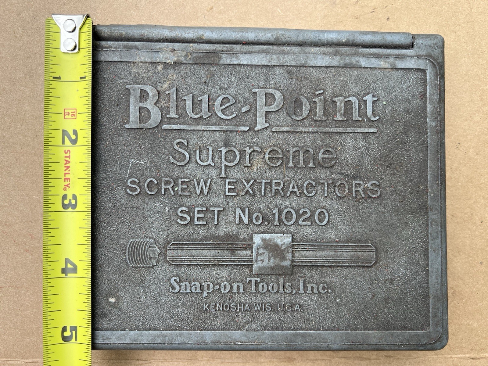 🇺🇸Vintage Blue-Point Supreme Snap-on Screw Extractor Set No.1020 INCOMPLETE
