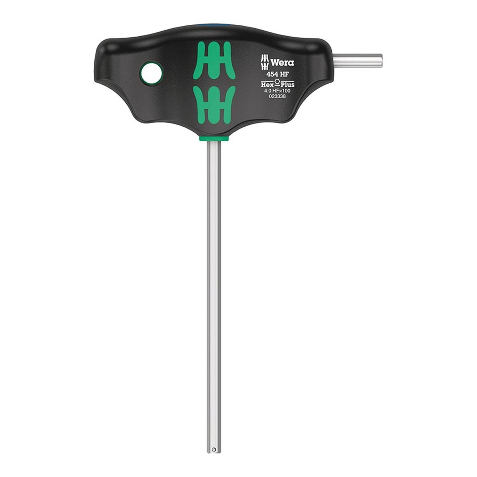Wera 454 T-Handle Hex-Plus Wrench – 4.0 x100mm HF Metric 05023338001