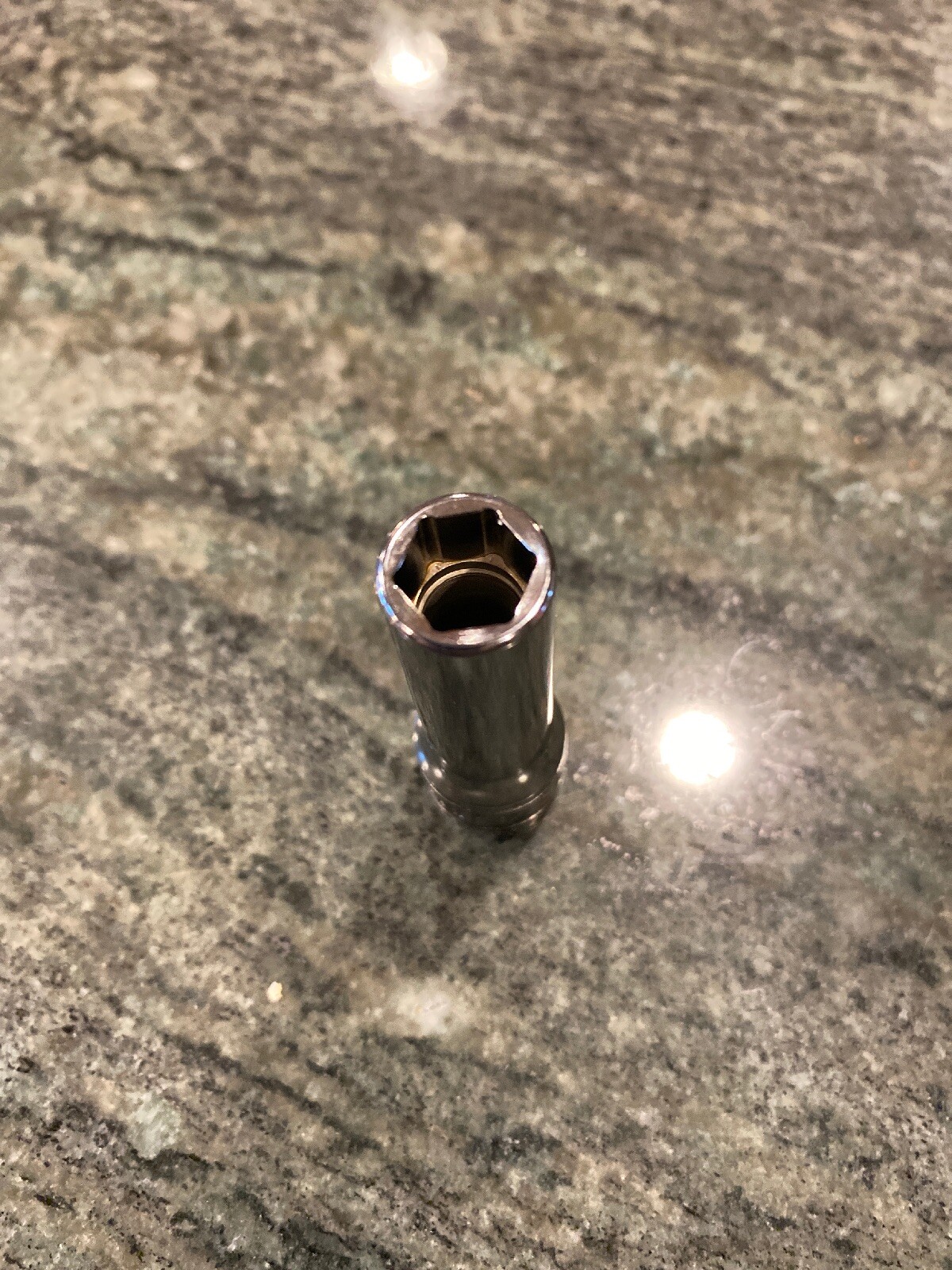 Snap-on sfs121 3/8″ 3/8″ drive sae deep 6 point chrome socket new