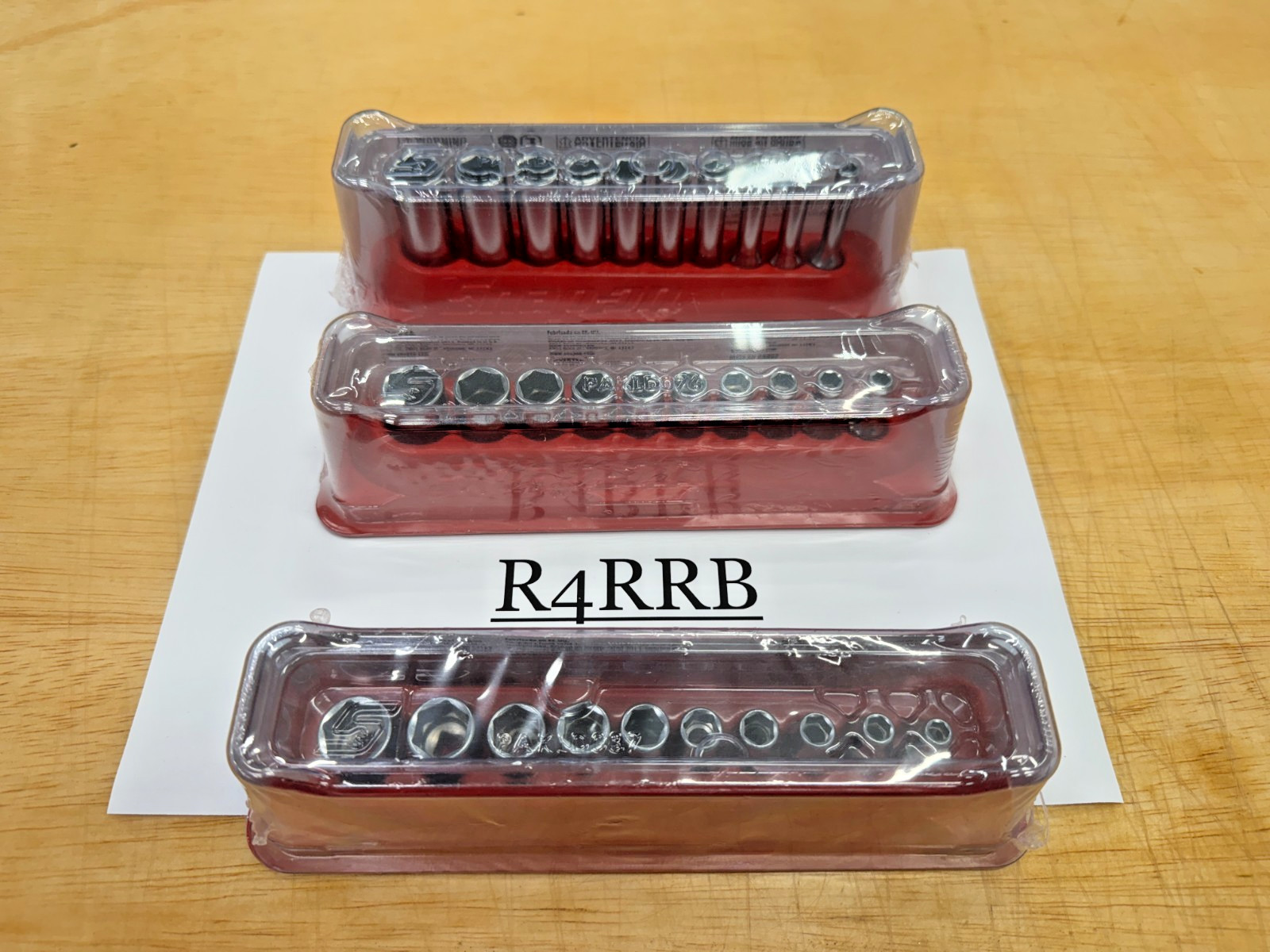 Snap-on Tools NEW 30pc 1/4″ Drive SAE 6pt Shallow, Semi & Deep Chrome Socket Set