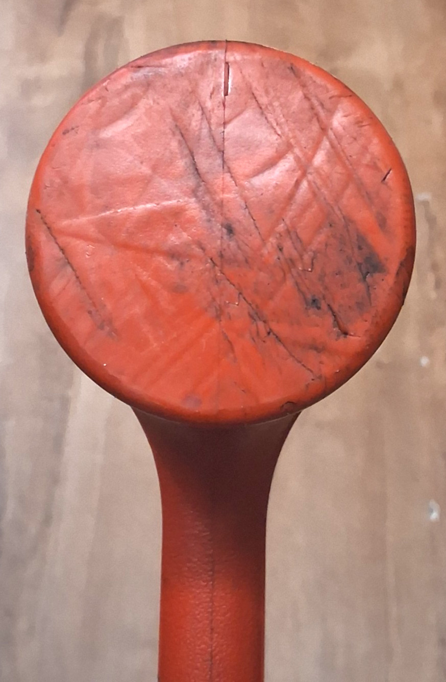(RI4) Snap-On Tools 56 oz Soft Grip Dead Blow Hammer Red HBFE56