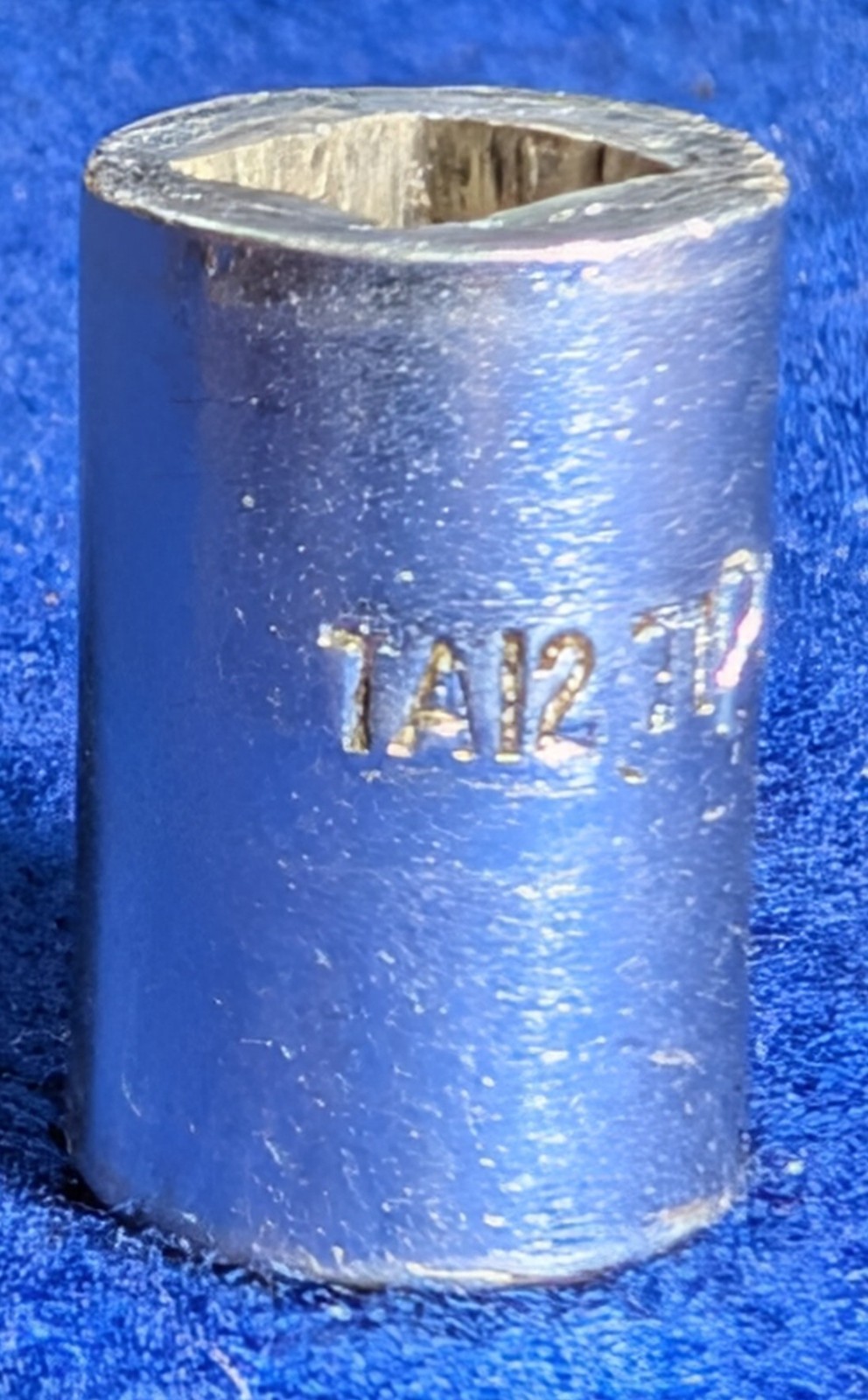 Vintage TIPCO TA12 1/4″ Drive 6 Point, 3/8″ AF Shallow Socket British Made