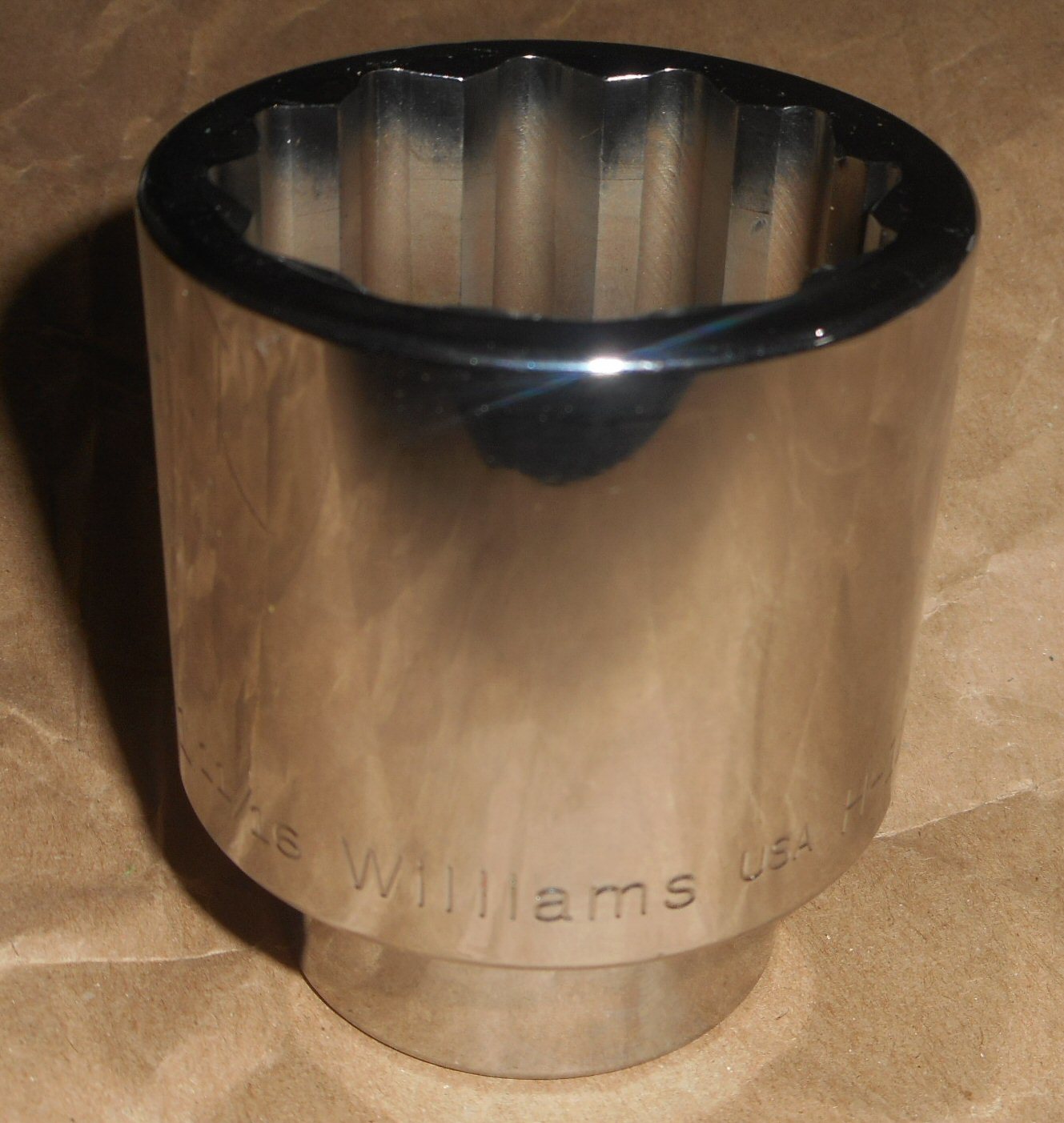 JH Williams(Snap-On) H-1254 1-11/16-Inch Shallow 12 Point Socket