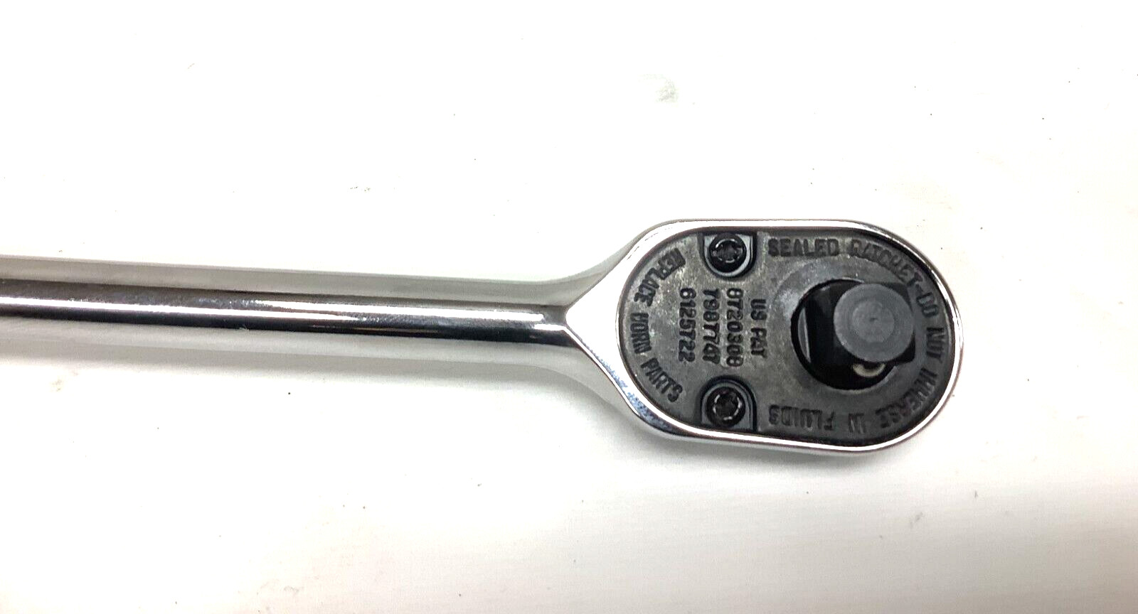 New Snap-on™ 3/8″ Drive Hi-Viz Soft Grip Chrome 12 1/2″ Ratchet FHL80HV Dual 80