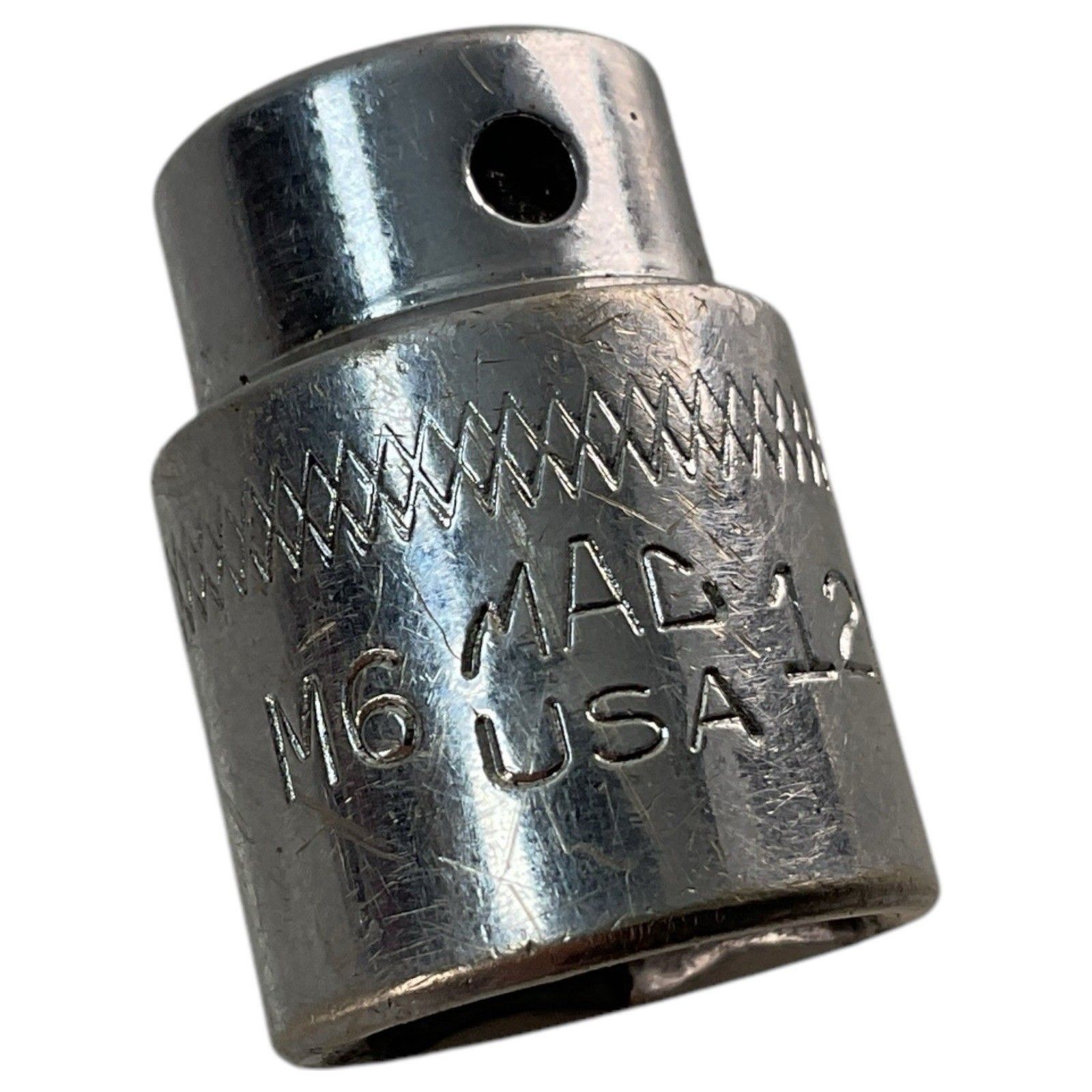 MAC Tools M6 12MM Shallow Chrome Socket 12mm 1/4″ Drive 6 Point USA M612MM