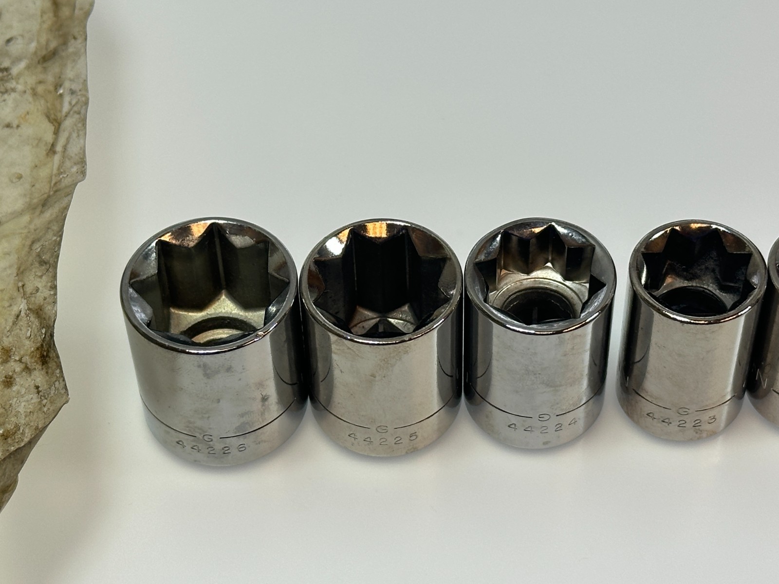 🇺🇸 Craftsman USA 6pc 1/2” Drive 8 Point Double Square Socket Set (NOS w/ Bag)