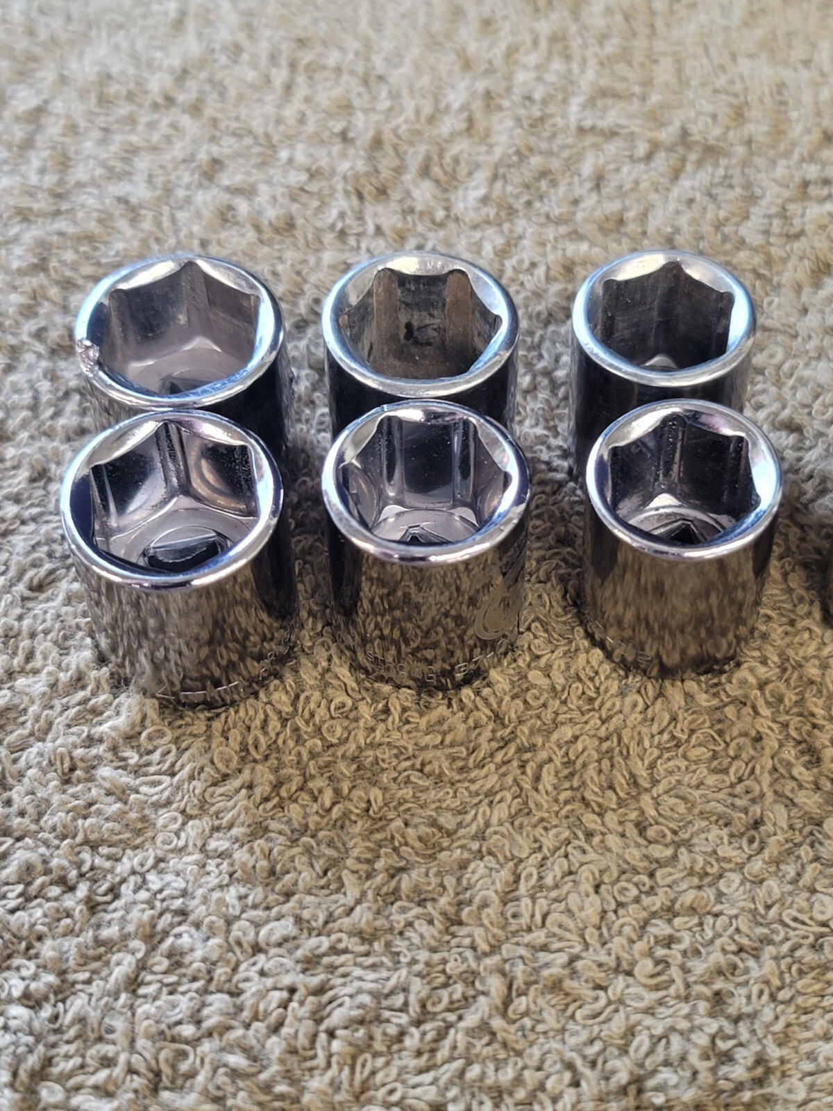 19 Armstrong 1/4″ Drive Socket Set Metric 14mm to 4mm 6 Point 37 Series USA