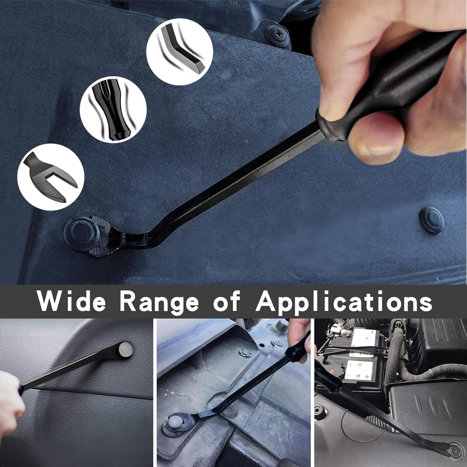 Metal Auto Trim Removal Tool Kit 20 Pcs Car Kit Fastener Tools Set