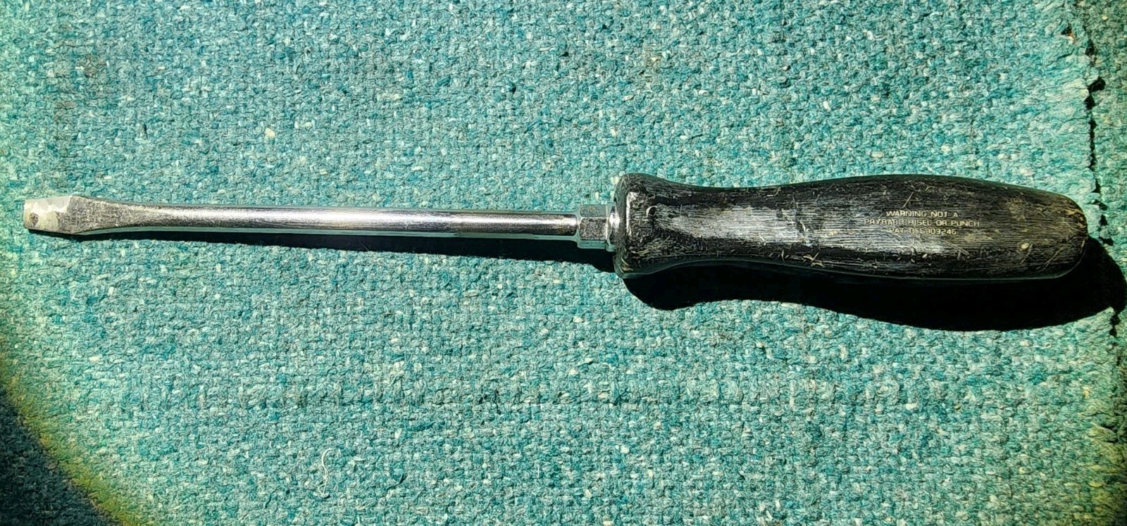 Snap On USA SDD8 3/8″ Blade 8-Inch Shank Screwdriver! 13-1/4″ OAL! Reground Tip!