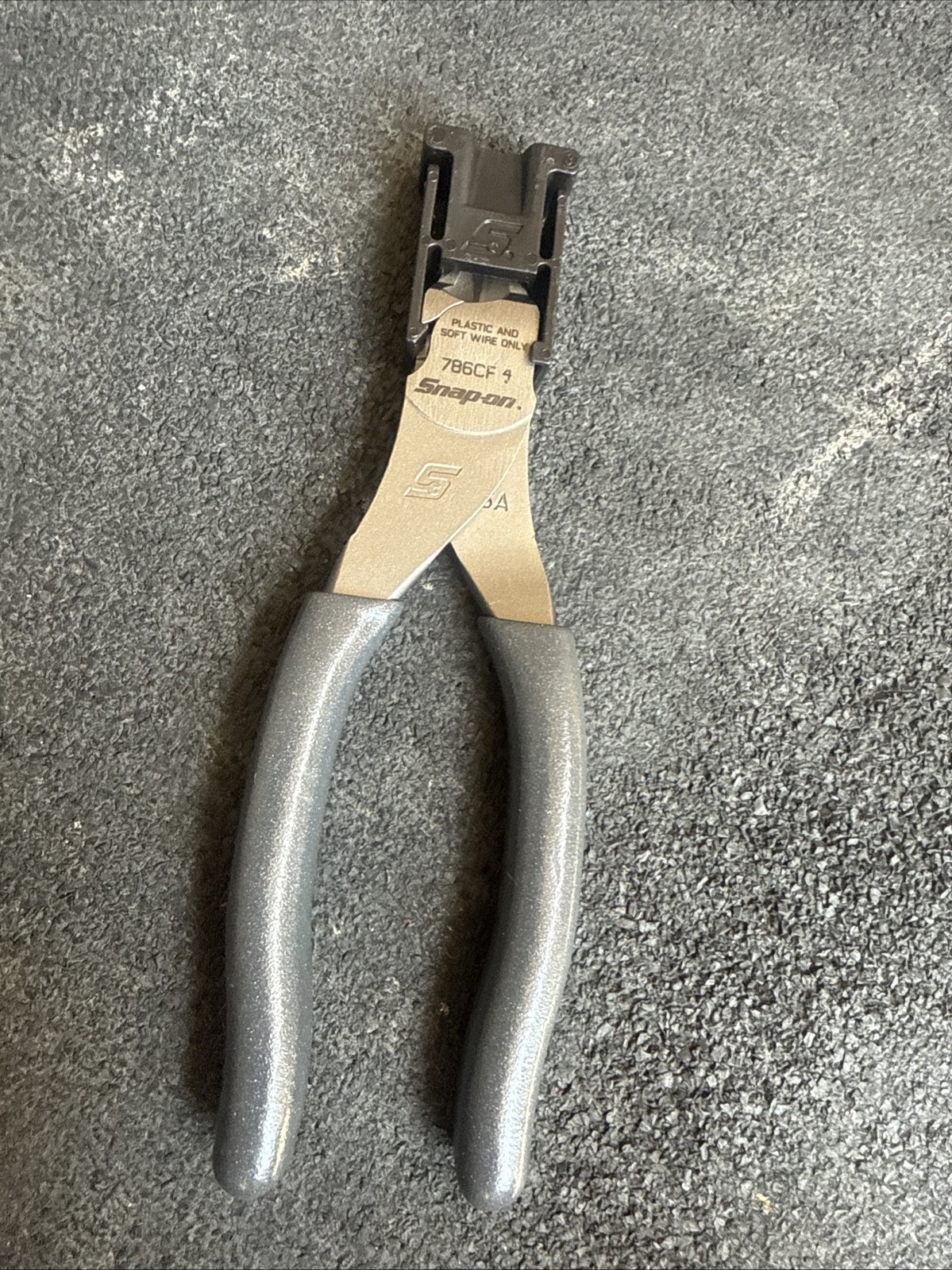 For Snap-on 786CFDT DIAGONAL FLUSH CUTTER PLIERS 6″ *DARK TITANIUM HANDLES*