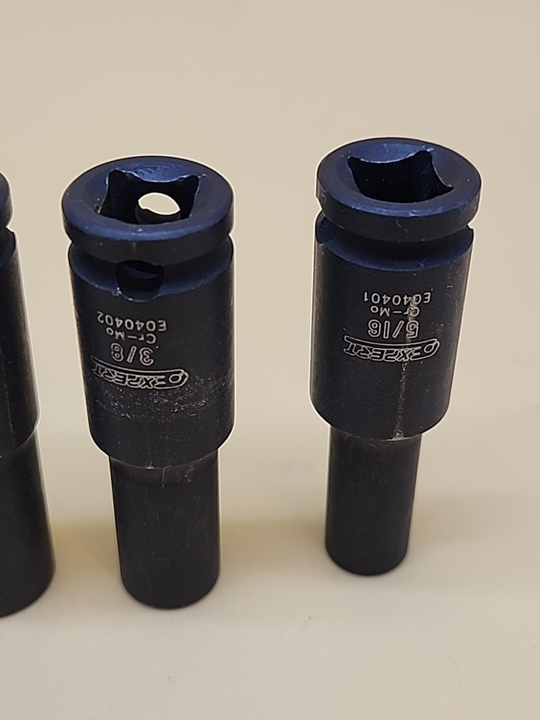 Expert E040401 -E040408 3/8″ Drive Impact Socket Set 8ea 6 Pt Metric / SAE