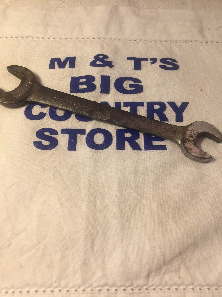 Vintage Billings Vitalloy Open End Wrench 1029 25/32″ & 11/16″ USA Rare