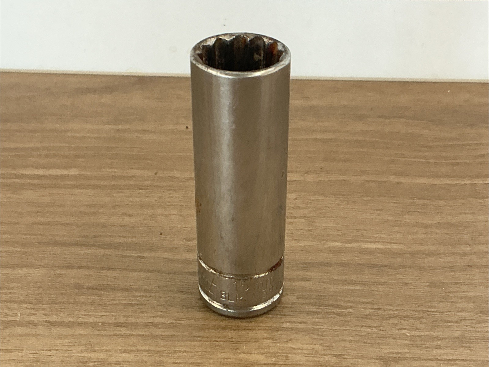 Blue Point Tools BLPLM3815 15mm Metric Deep Socket 3/8″ Drive 12 Point Chrome