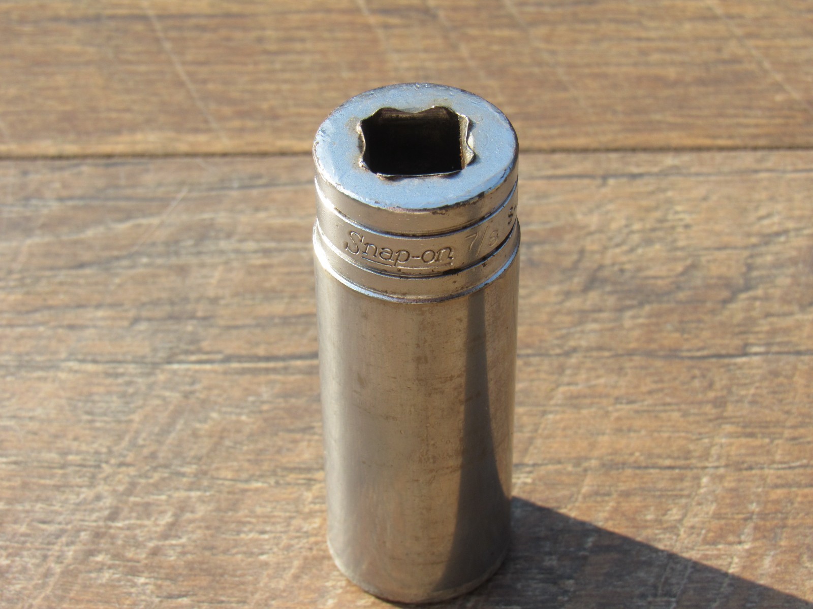 SNAP ON 7/8″ S281 1/2″ DRIVE SAE 12 POINT DEEP CHROME SOCKET UNDERLINE S 281 7/8