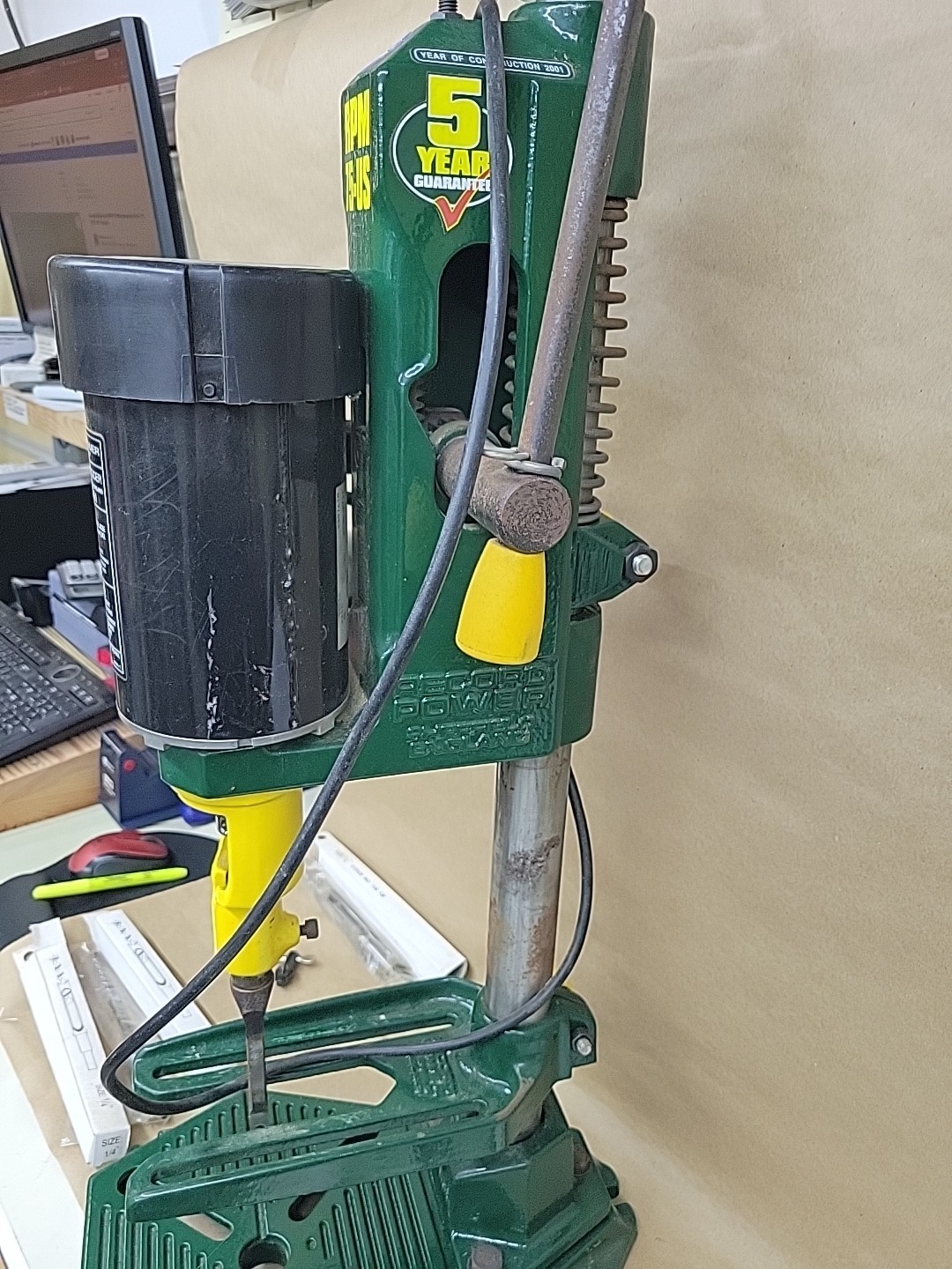 Record Morticer RPM75 Morticing Machine 1/4″ 3/8″ 1/2″ Chisels