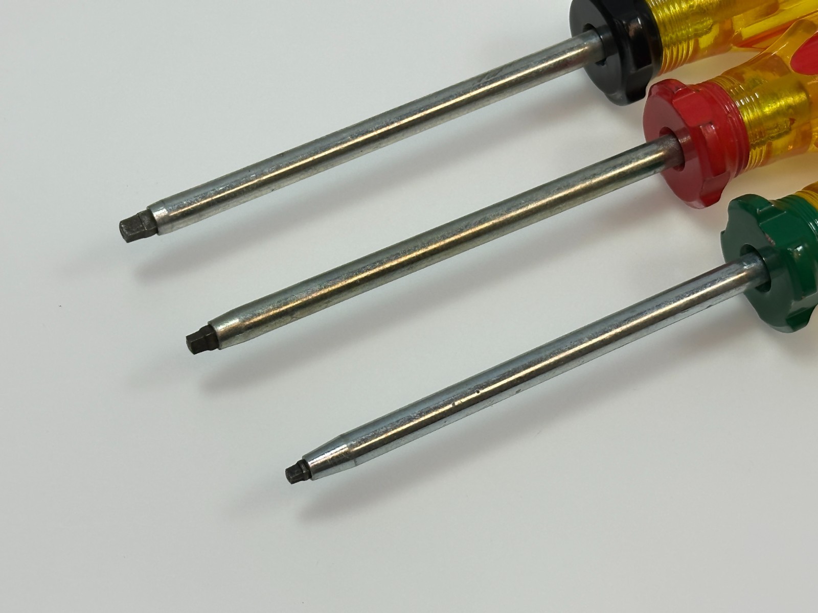 Vermont American USA 3pc #1 #2 #3 Square Recess Screwdriver Set (NEW Old Stock)
