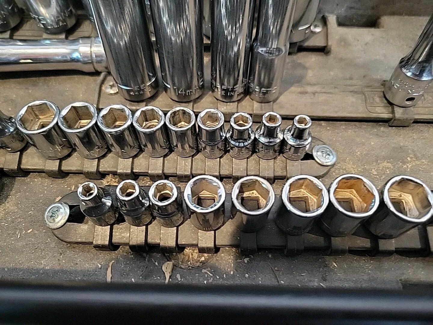 Vintage Craftsman 56 pc Metric & SAE Socket Set