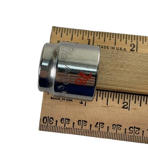 Matco Tools B282A 3/8″ Drive 7/8″ SAE 12-Point Shallow Socket