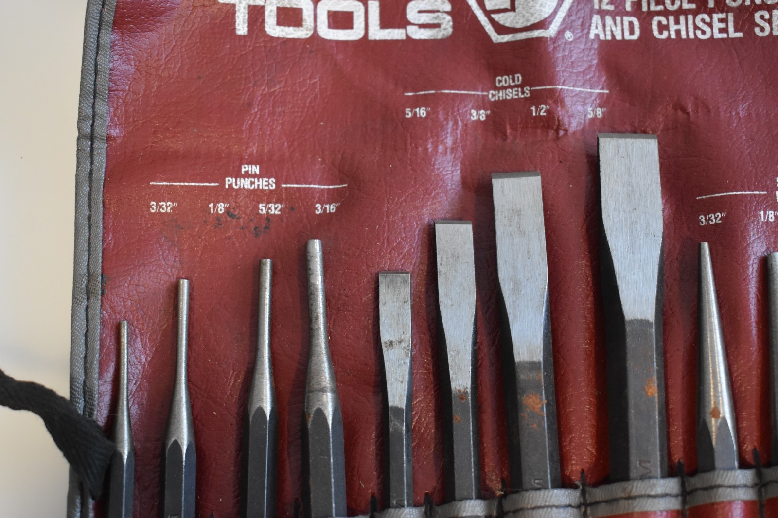Matco Tools SPL12K 12pc Punch And Chisel Set w/ Pouch