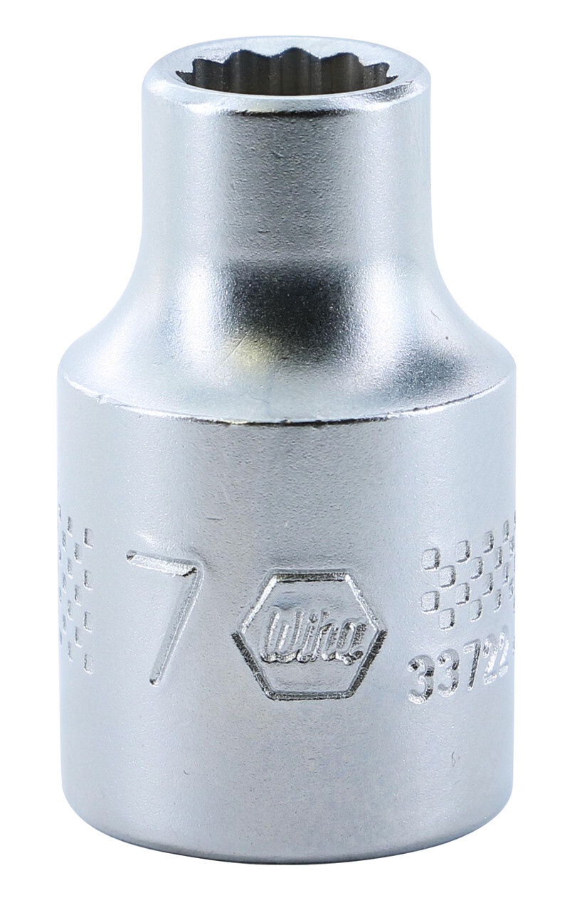 Wiha 33722 12 Point – 3/8 Inch Drive Socket – 7.0mm