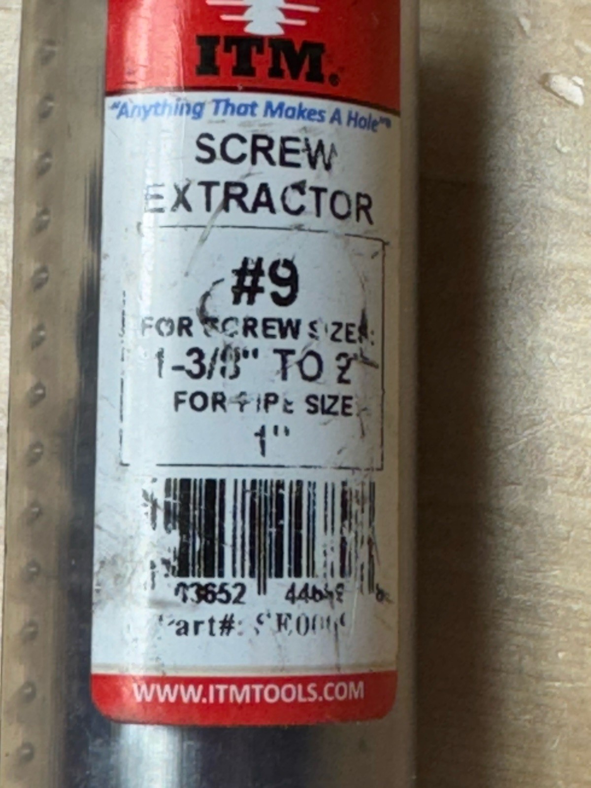 ITM SE0009 #9 Screw Extractor