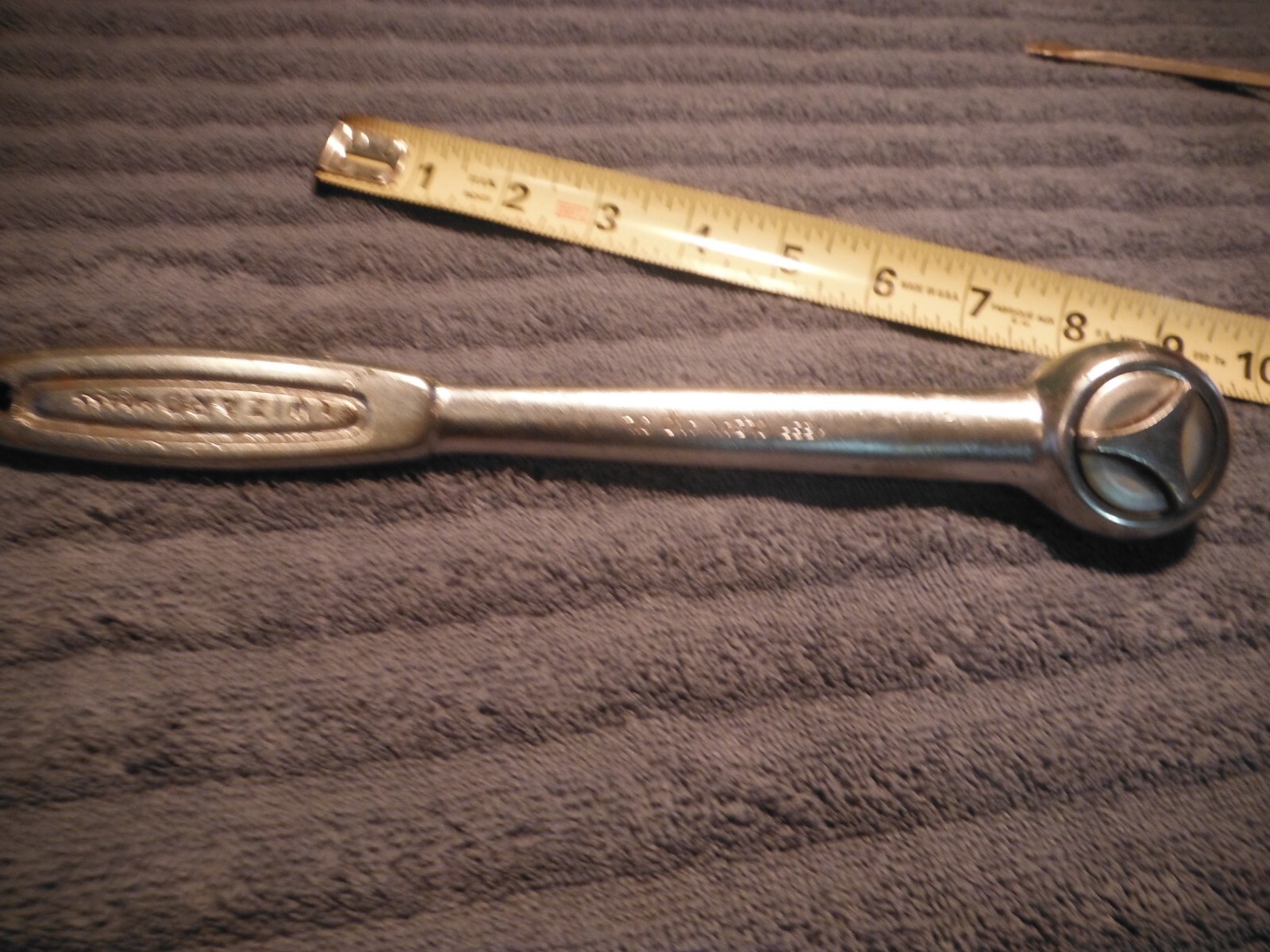 Vintage Wizard Forged in USA 1/2″ Drive Ratchet Model H2833 10in Long