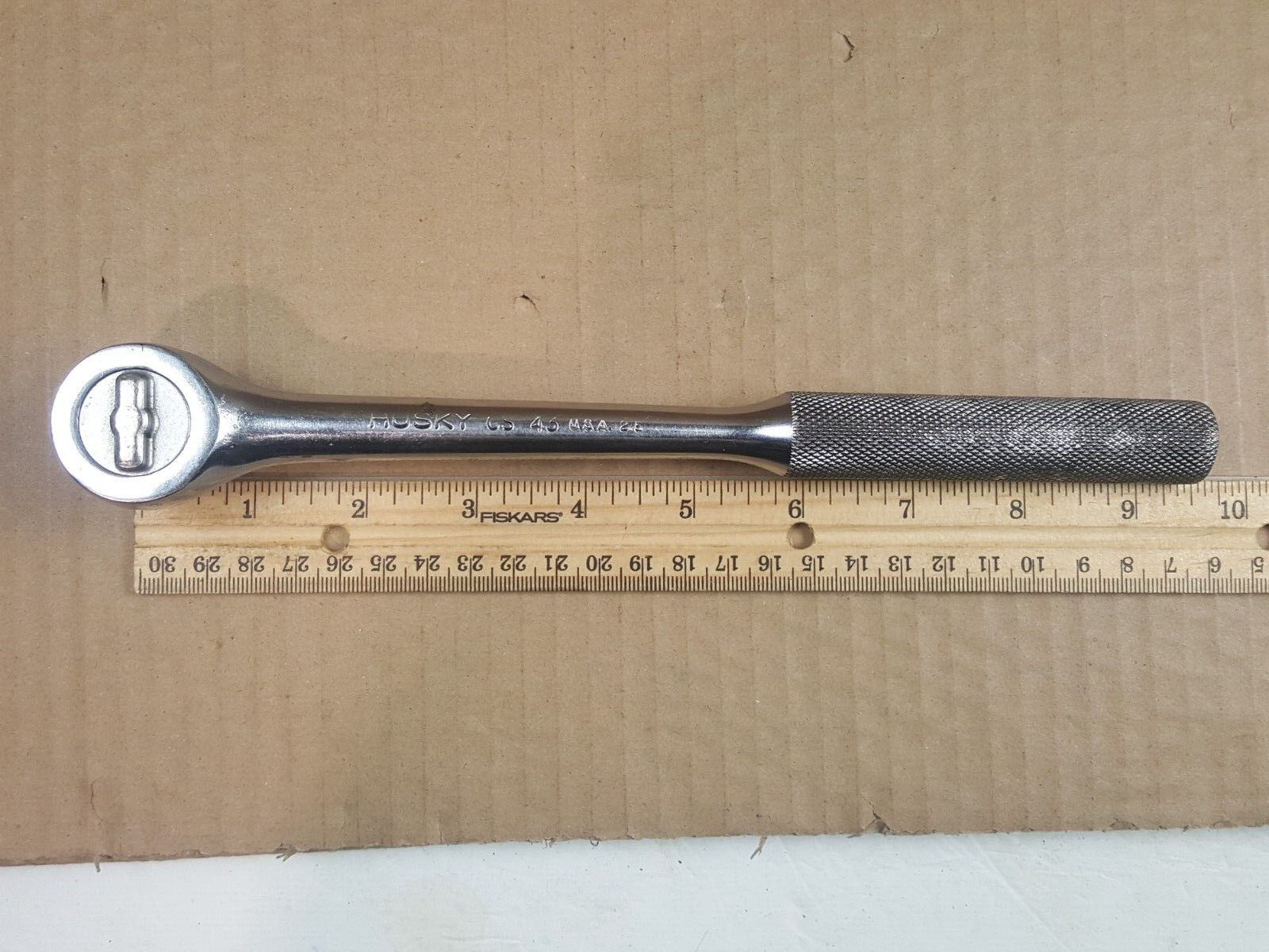 Husky CS 43 1/2 Inch Drive Ratchet 10 Inches Long Made In USA Pre-Owned