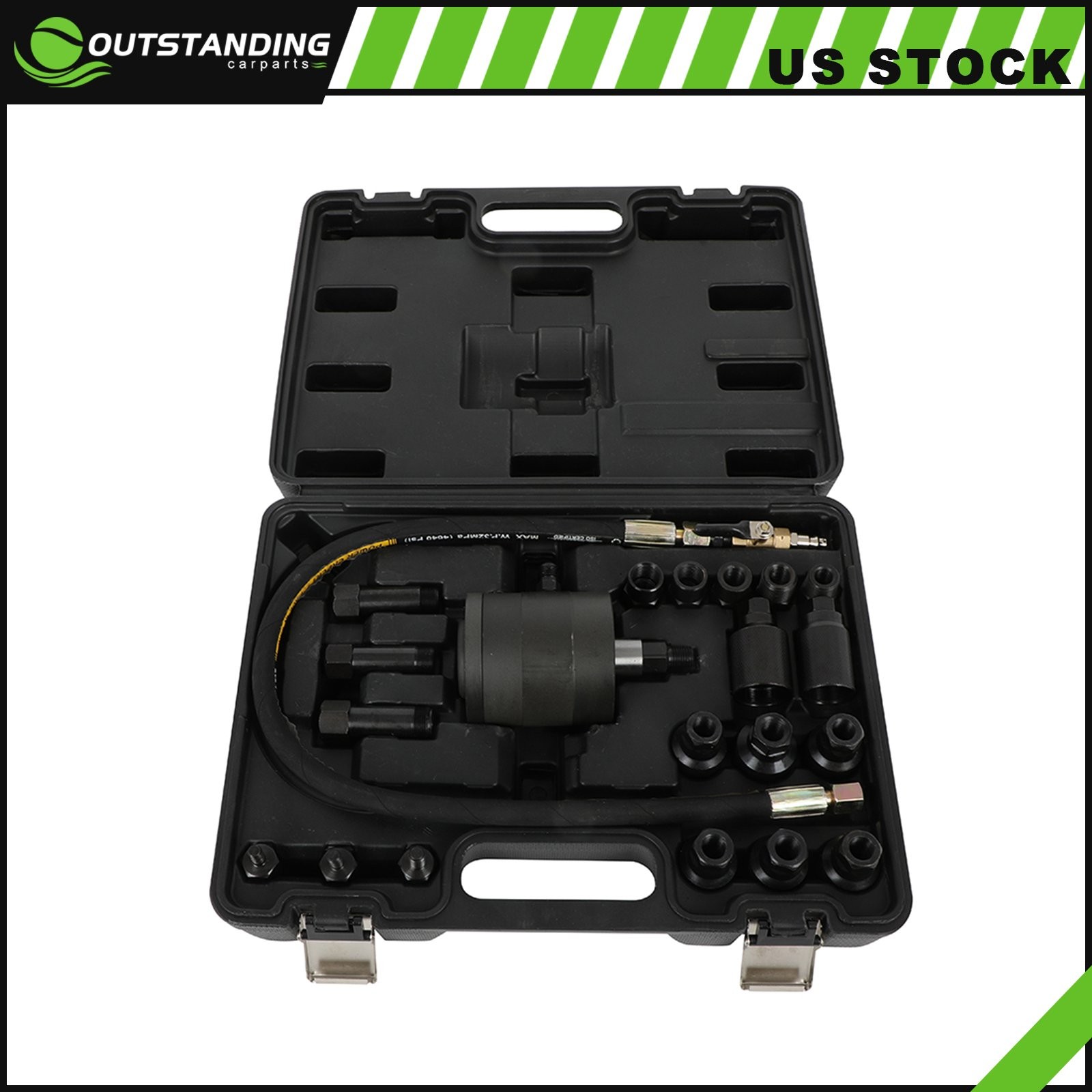 21PCS Removal Tool Sets Diesel Fuel Pneumatic Puller Set For Injectors New