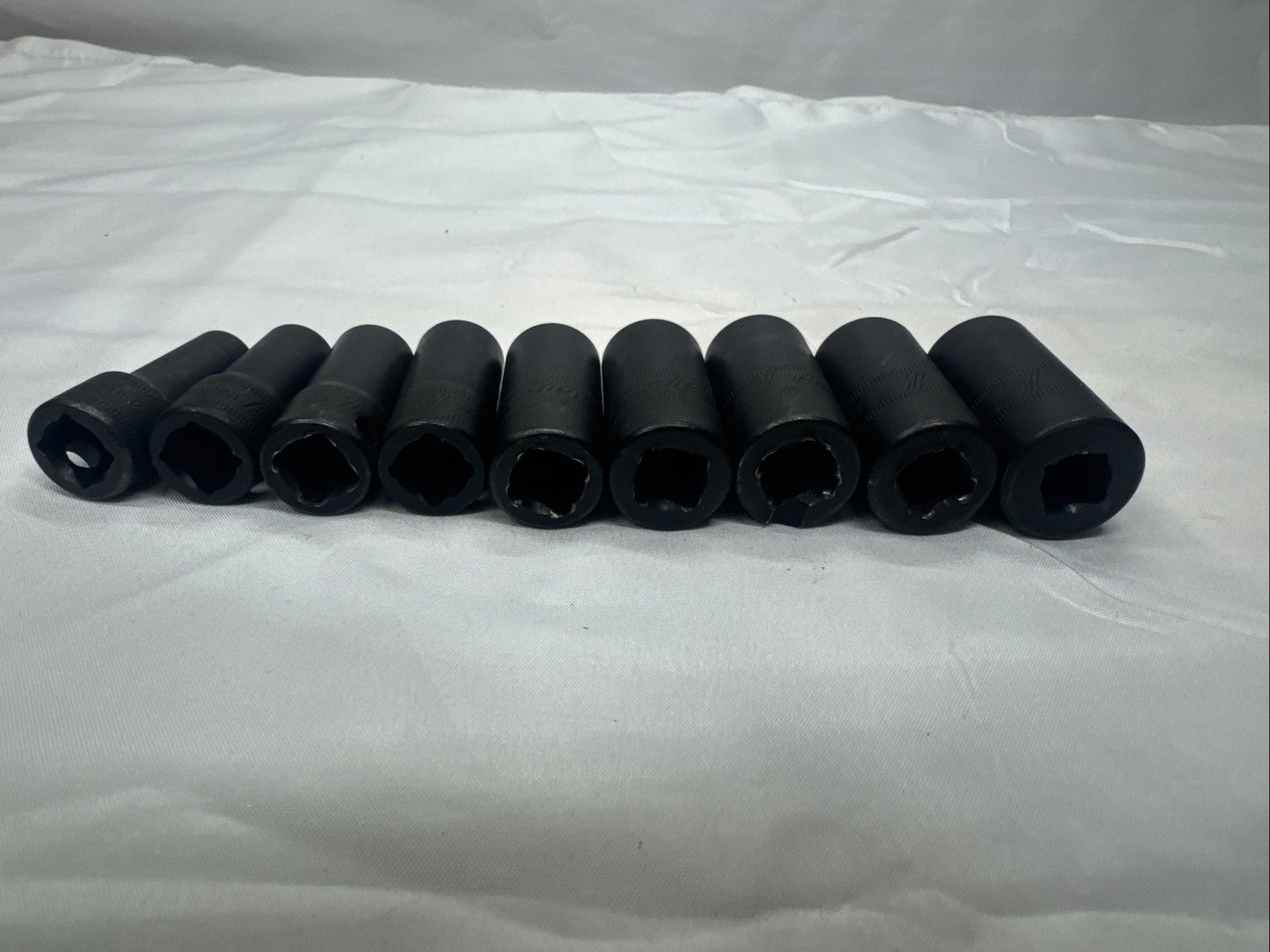 Snap-On 12PC 3/8″ Drive 6PT Metric Deep Impact Socket Set (8-16mm) USA🇺🇸