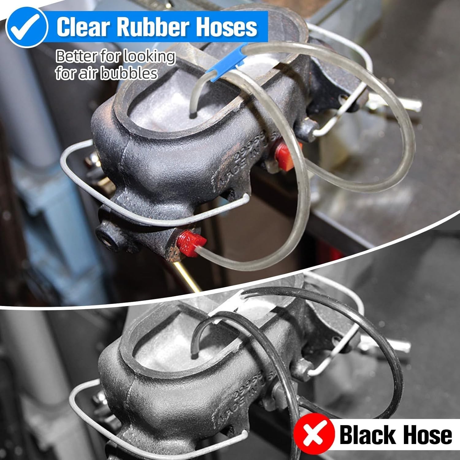 Master Cylinder Bleeder Kit – Complete Universal Fit with Clear Hose & PTFE Tape