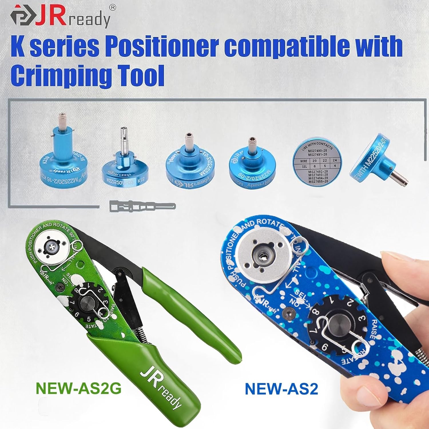 JRready K13-1 Positioner for Coax Crimp Tool AS22520/2-01 K13-1(m22520/2-08)
