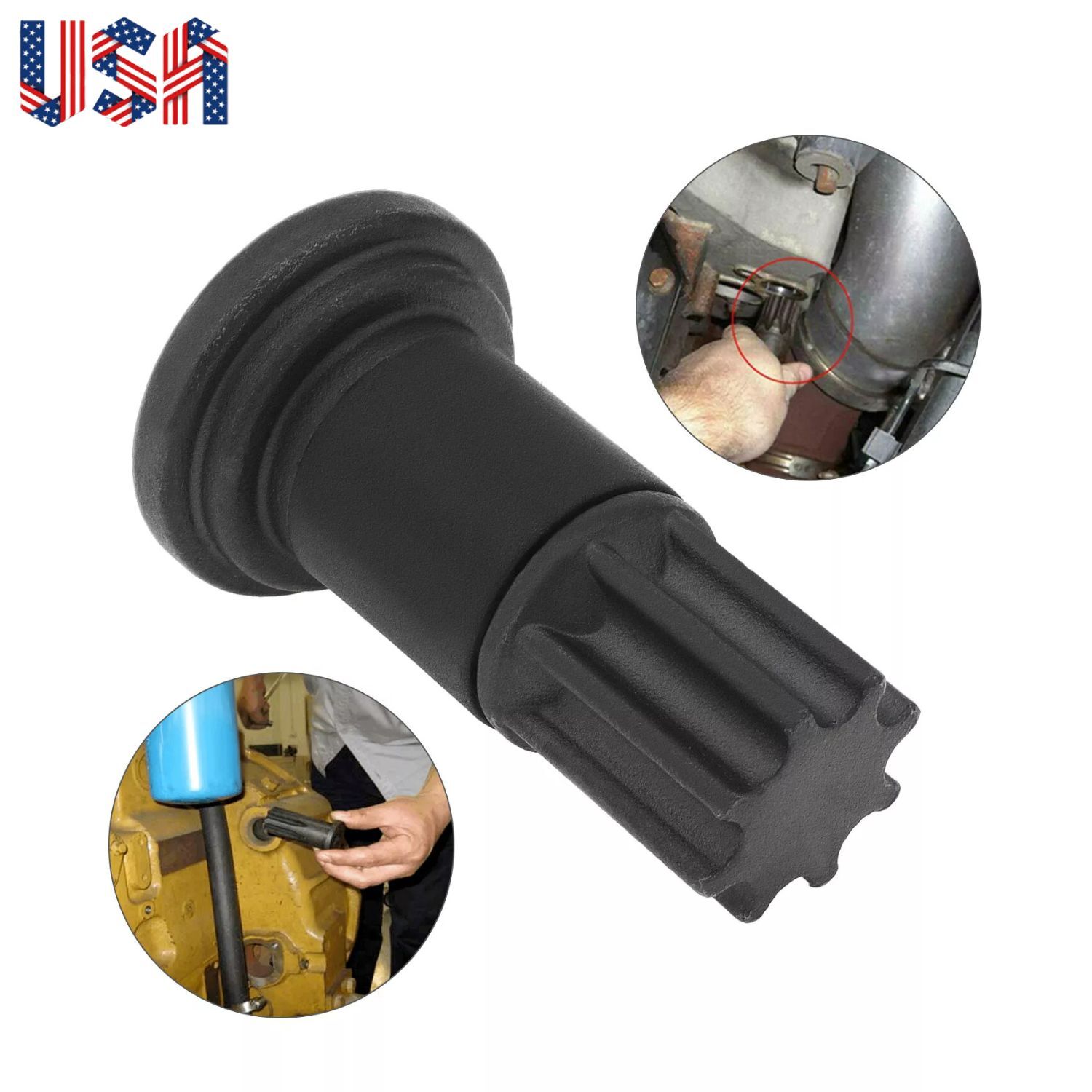 Engine Barring Rotating Tool for Dodge 3.9L 5.9L 6.7L 8.3L & Cummins B/C Series