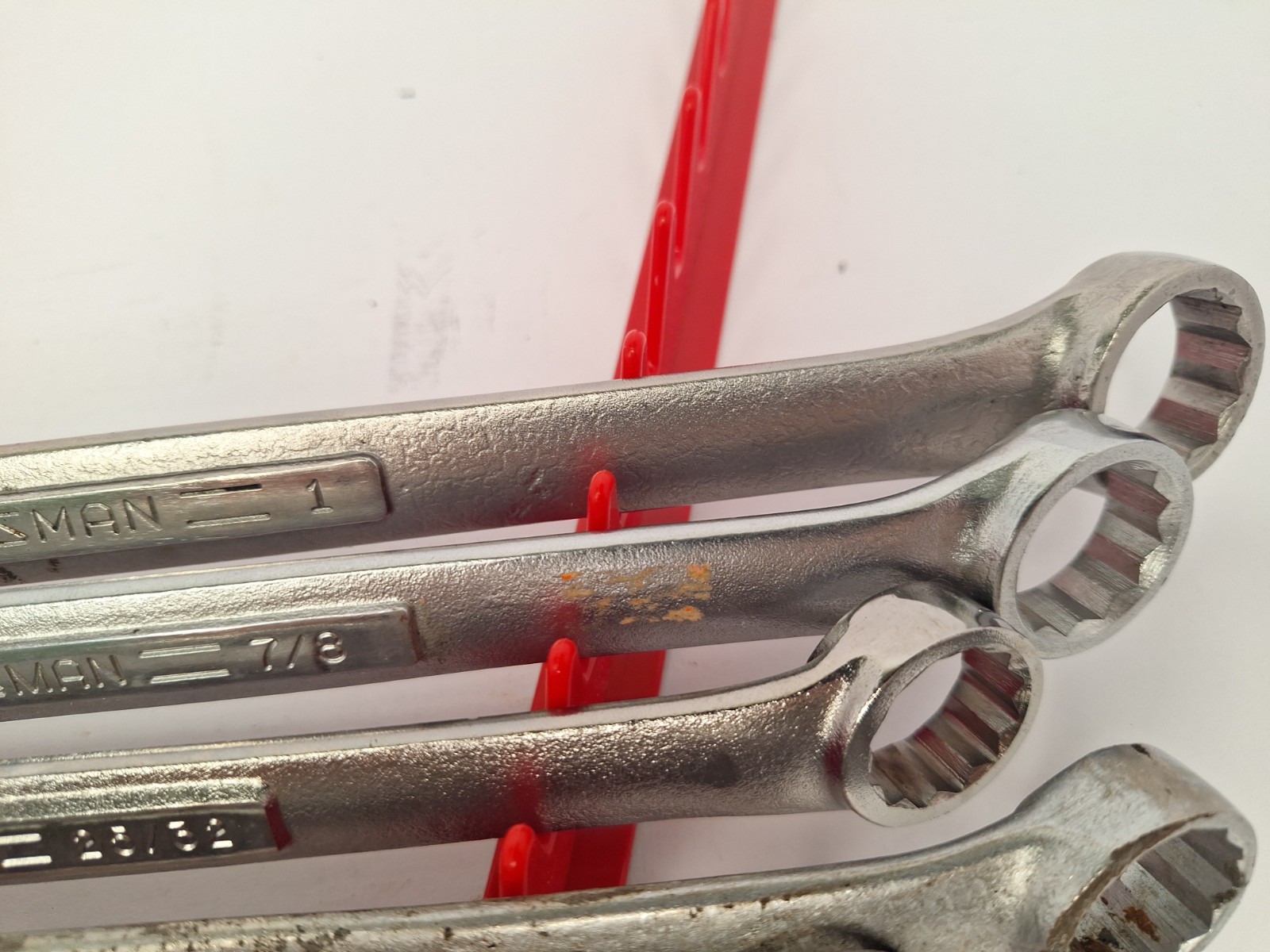 SEARS CRAFTSMAN USA VV 9PC SAE DOUBLE BOX END WRENCH SET 3/8″ to 1″*READ* (C1)