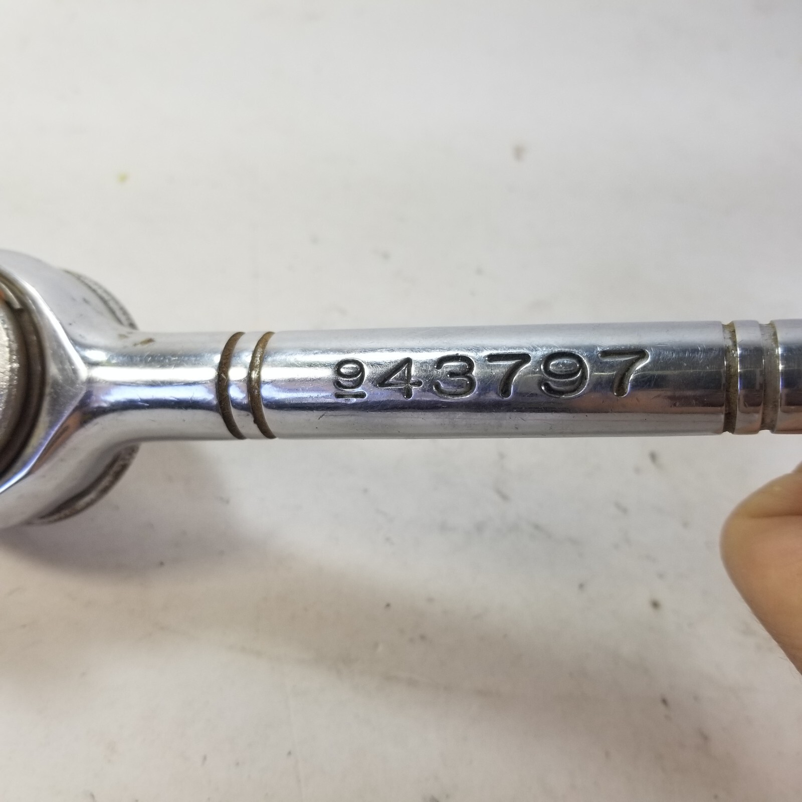 Sears CRAFTSMAN 1/2″ Drive x 10» Thumb Wheel Ratchet 9-43797 Made In USA