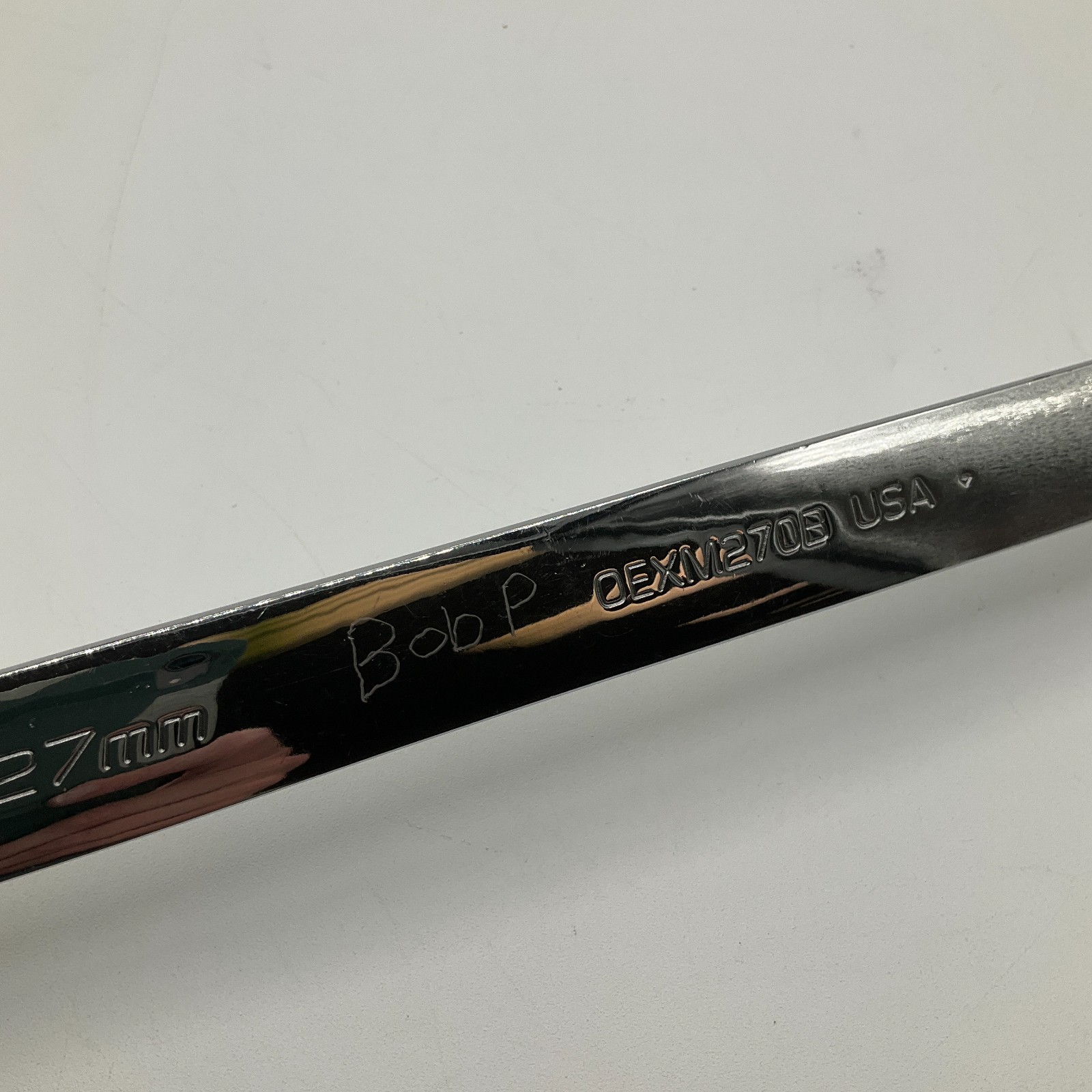 Snap-on 27 mm 12-Point Metric Flank Drive Combination Wrench OEXM270B