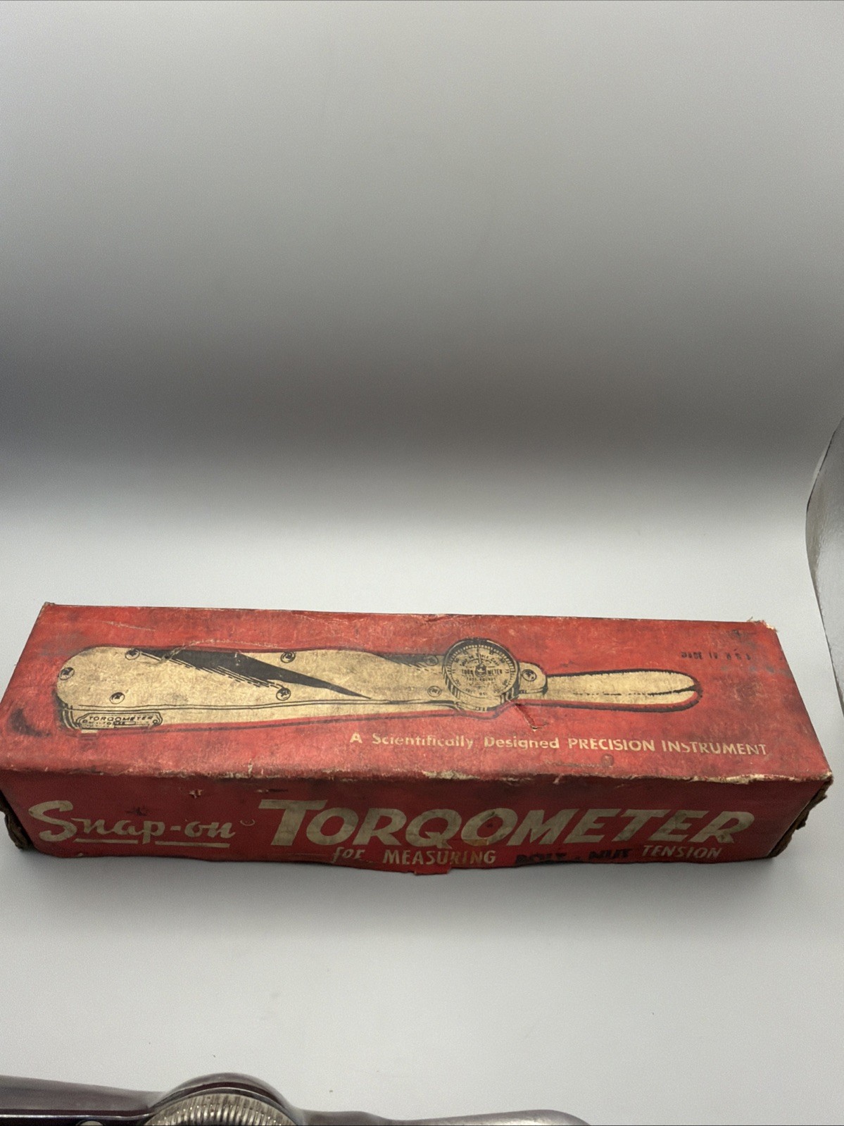 VINTAGE SNAP-ON TQ12B 3/8″ Drive Torqometer 150 Inch-Pounds Torque Wrench