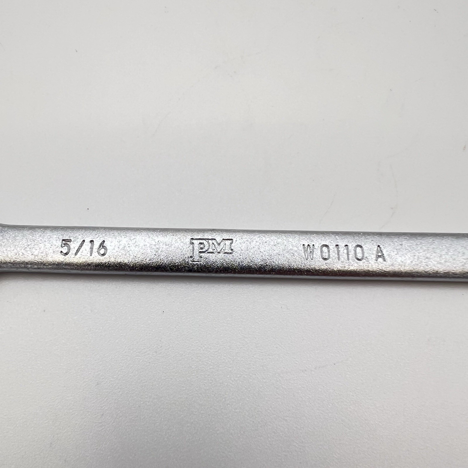 Popular Mechanics W0110 A 5/16″ Combination Wrench SAE CR‑V Vintage PM NOS