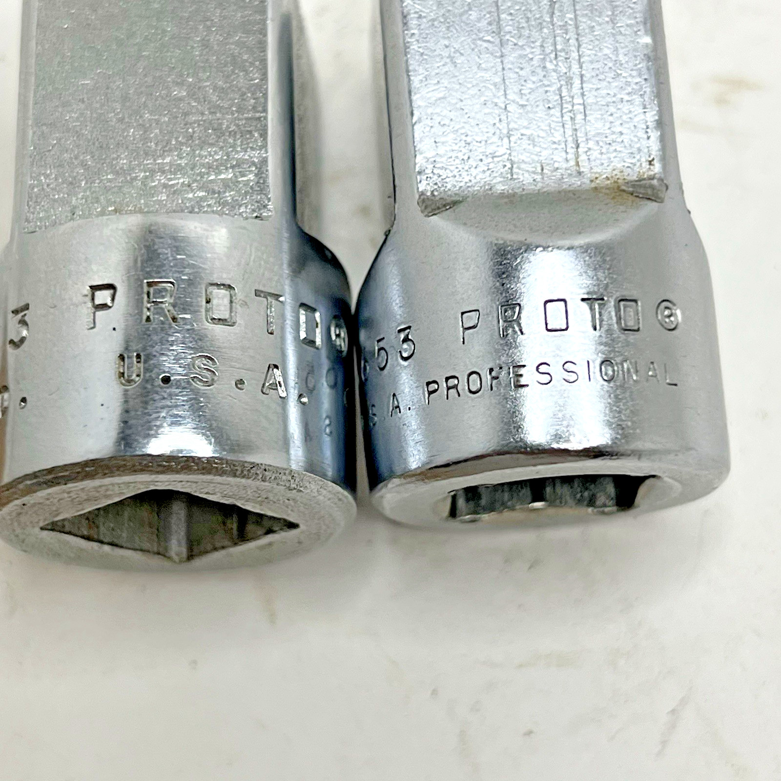 Lot 2 Proto Tools 1/2″ F to 3/4″ M Socket Adapter Set Pin & Ball Lock 5653 (USA)